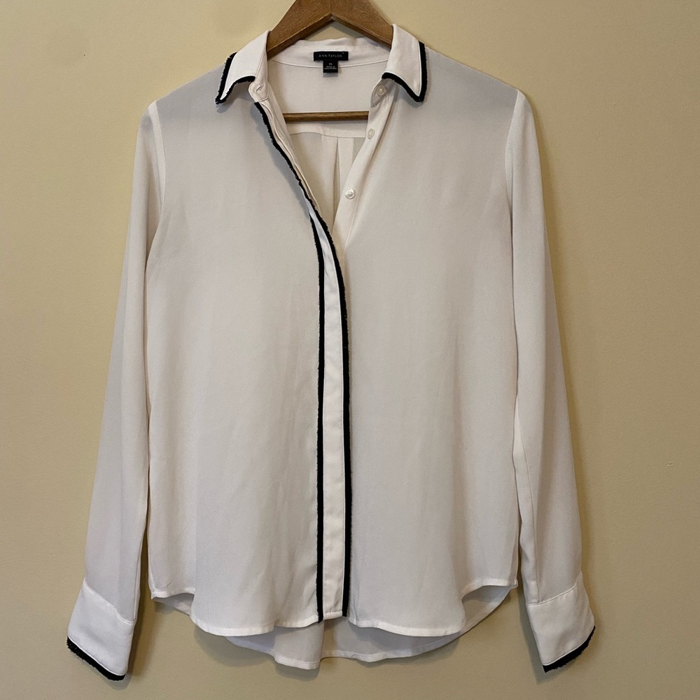Ann Taylor Long Sleeve Blouse